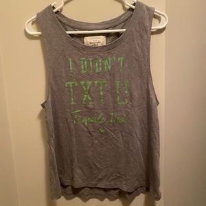 FREE WITH PURCHASE OVER $25. Abercrombie and Fitch Tank Top